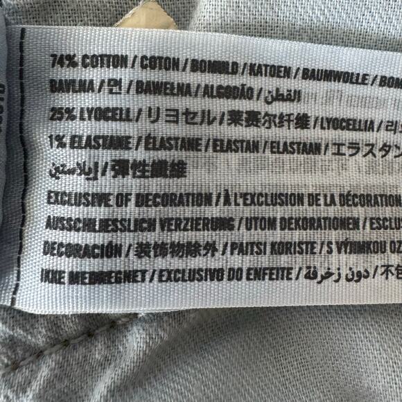 Abercrombie & Fitch Jeans Mens 30/32 Rustin Camo Distressed Athletic Slim Y2K - Picture 12 of 14